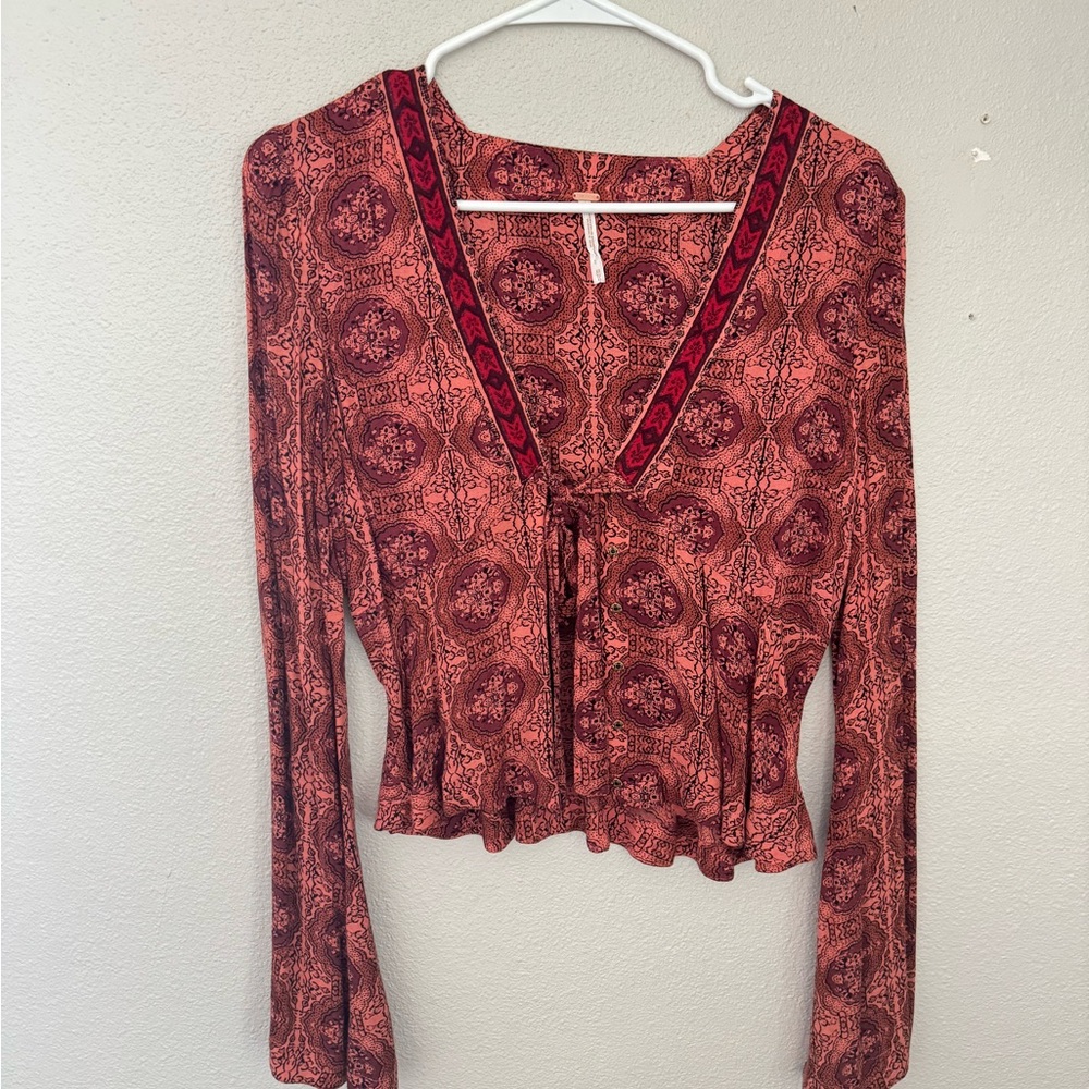Free People Long Sleeve Top